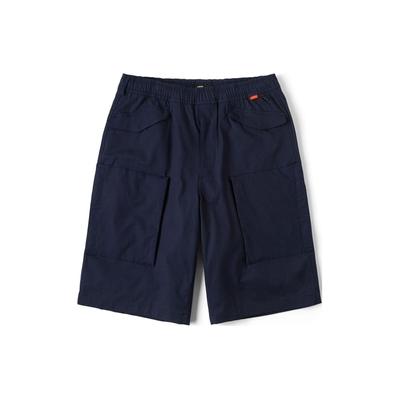 Solid Color Sports Casual Shorts Men Shorts Dark-Blue VN000JEDDNC