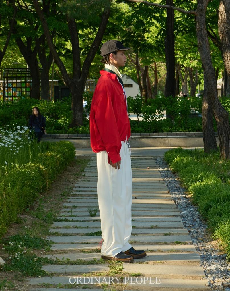 ORDINARY PEOPLE Re: Athletic Classic Pants [White]