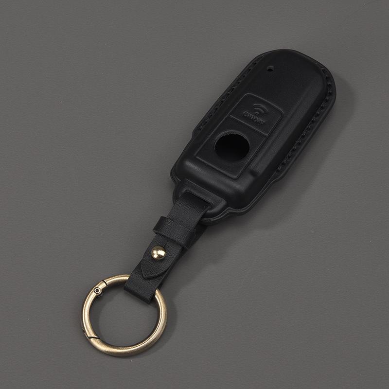 Vlastní kryt klíče a klíčenka z pravé kůže pro Yamaha TMAX530/560 DX SX