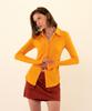 LETTRE DE LE TOILE Kira Button-Up Shirt (Orange)