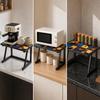 Kitchen Storage Rack with Printed Top Open-Design for Apartments, Utility Areas