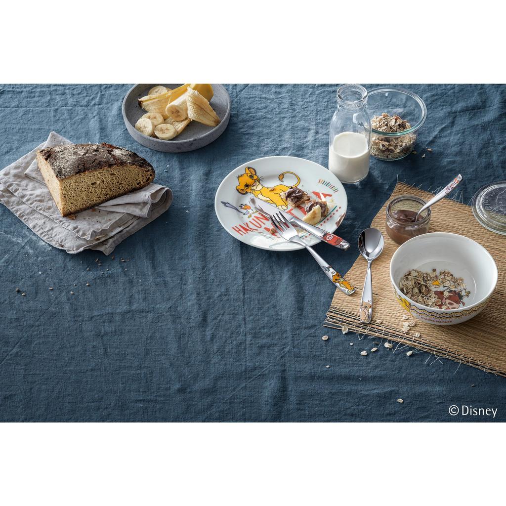 WMF The Lion King Dinnerware Ages Polished Stainless Dishwasher 40x25x10cm 6-Piece Children's Set, 3+, Steel, Safe, Steel, Silver,