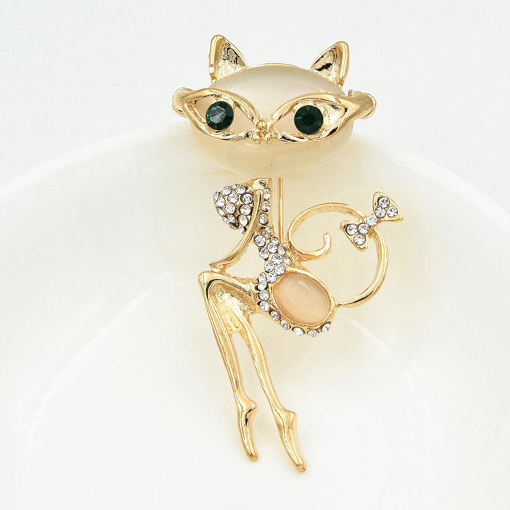 Women's Fashion Accessories Brooch Cat's Eye Stone  And Seductive  Brooch