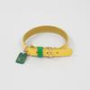 MAISON DE MIU Petsnal Color Leash Yellow/Green