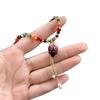 New girly sense immortal flower beaded gravel necklace women's fashion gentle exquisite collarbone chain sweet light luxury neck chain