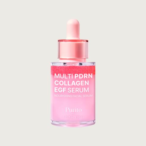 PURITO Multi PDRN Collageen EGF Serum 30ml - Intensief Elasticiteit & Barrière-Herstellend Gezichtsserum