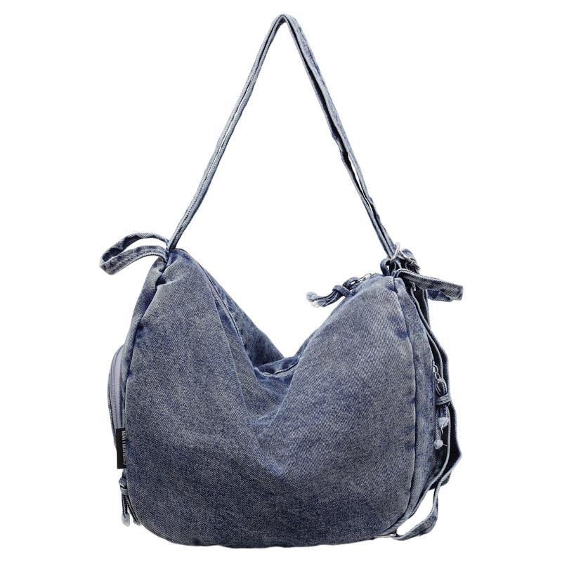 Summer Fashion Denim Commuting Women's Shoulder Bags Hot Sale Simple Versatile Backpack 2026 New Large Capacity Crossbody Bags