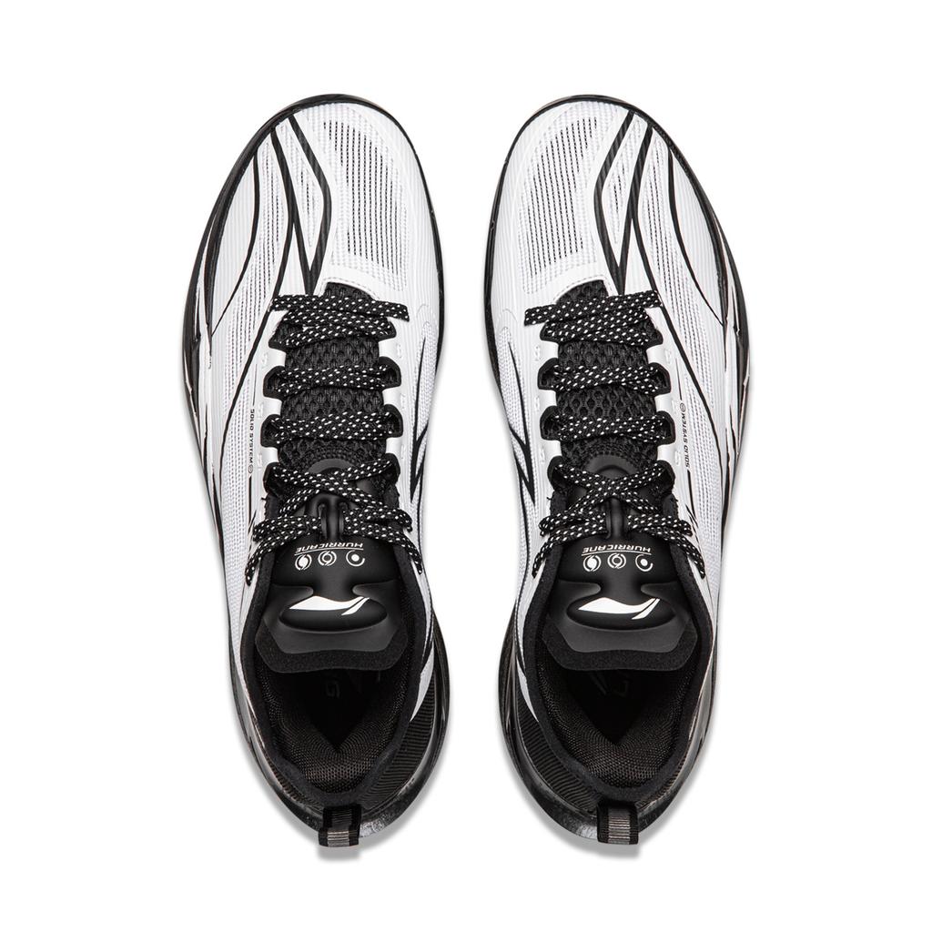 Li Ning Hurricane Basketball Shoes Men's Low top Standard White/Black ABAU083-13