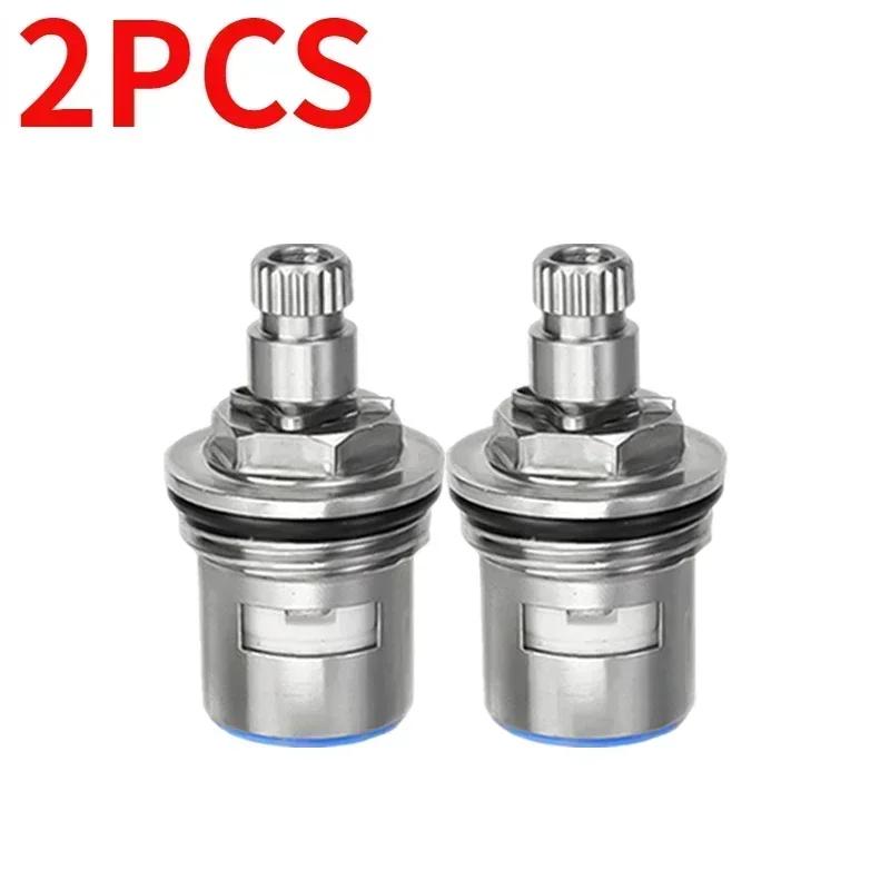1/5pcs Replacement Faucet Cartridges Stainless Steel Tap Valves Household Single Angle Valve Kitchen Bathroom Shower Parts