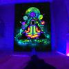 Fluorescent Tapestry Psychedelic Cobra Ferocious Hippie Interior Decoration Home  Beautiful Mandala