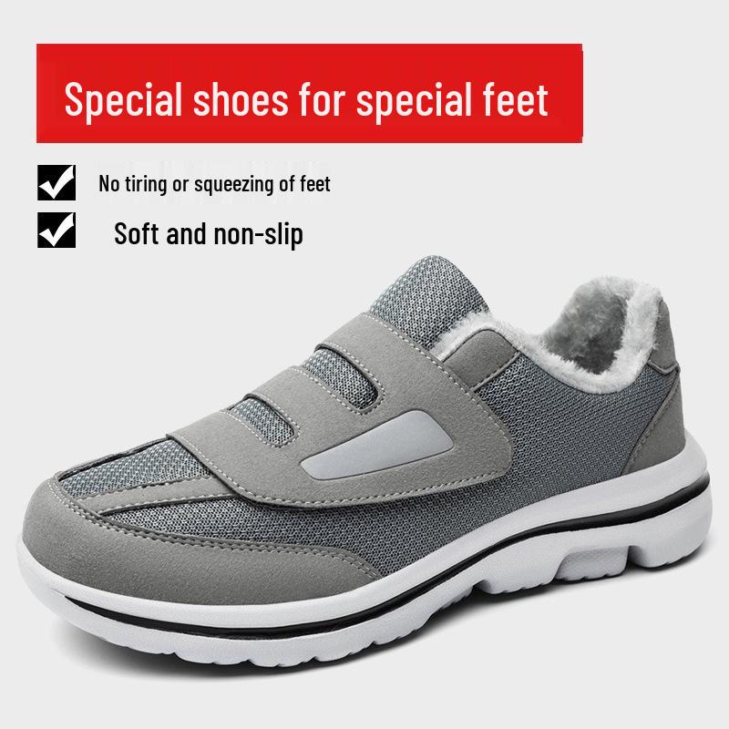 Winter Warm Bunion & Diabetic Shoes for Swollen Feet – Unisex, Extra Wide, Plus Size, Post-Op & Elderly Friendly