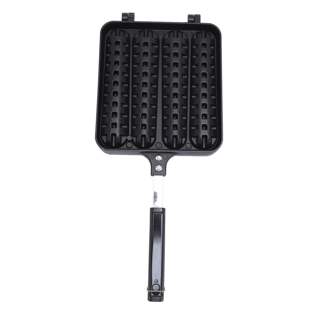 Patelnia do kiełbasek, pogrubiona, aluminiowa, wyjmowana patelnia do grillowania kiełbasek, idealna na rodzinny obiad i grilla