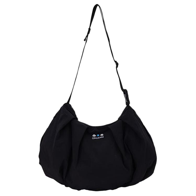 

Converse Logo Zipper Shoulder Crossbody Bag Small Unisex bags Black UA5982-023 Black