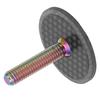 Bicycle Carbon Fiber Headset Top Cap Headset Cap Cover with Titanium Alloy Screw for Mountain Road