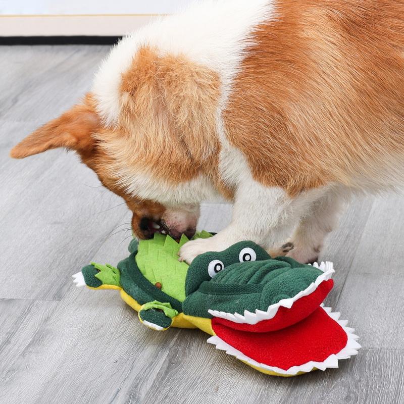 Crocodile Toy Sniffing Dog Feeding Toy Noodle Cup Dog Plush Toy For Small Medium Dogs Ramen Cup Sniffing Toys Puppy Toys