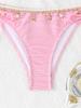 2026 Europees Amerikaans Grensoverschrijdend Dames Hanger Bandeau Strik Bikini Zwempak
