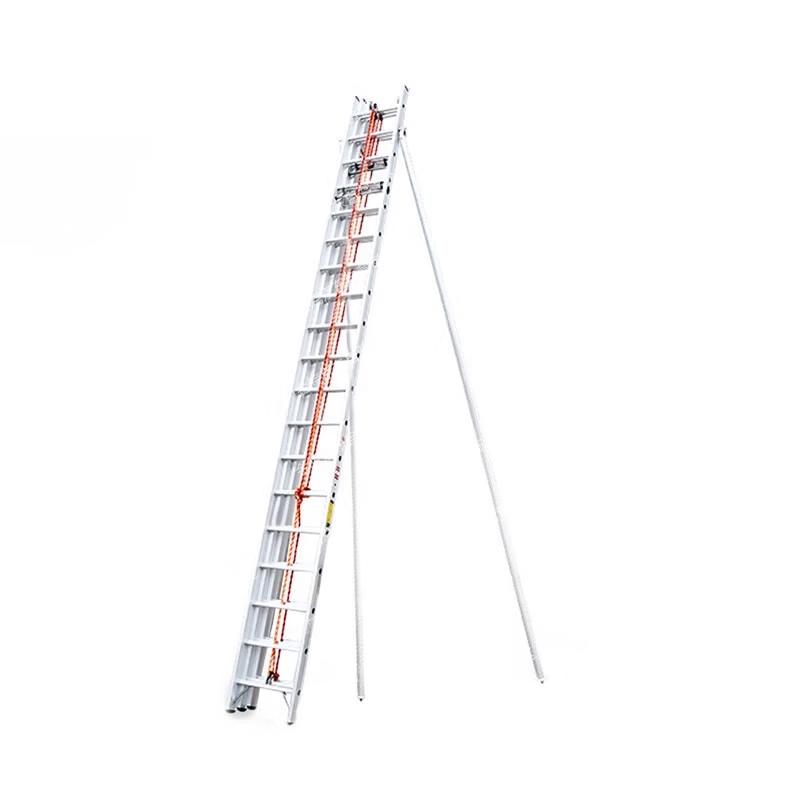 Qianxingbao 3-Section Aluminum Telescopic Fire Escape Ladder