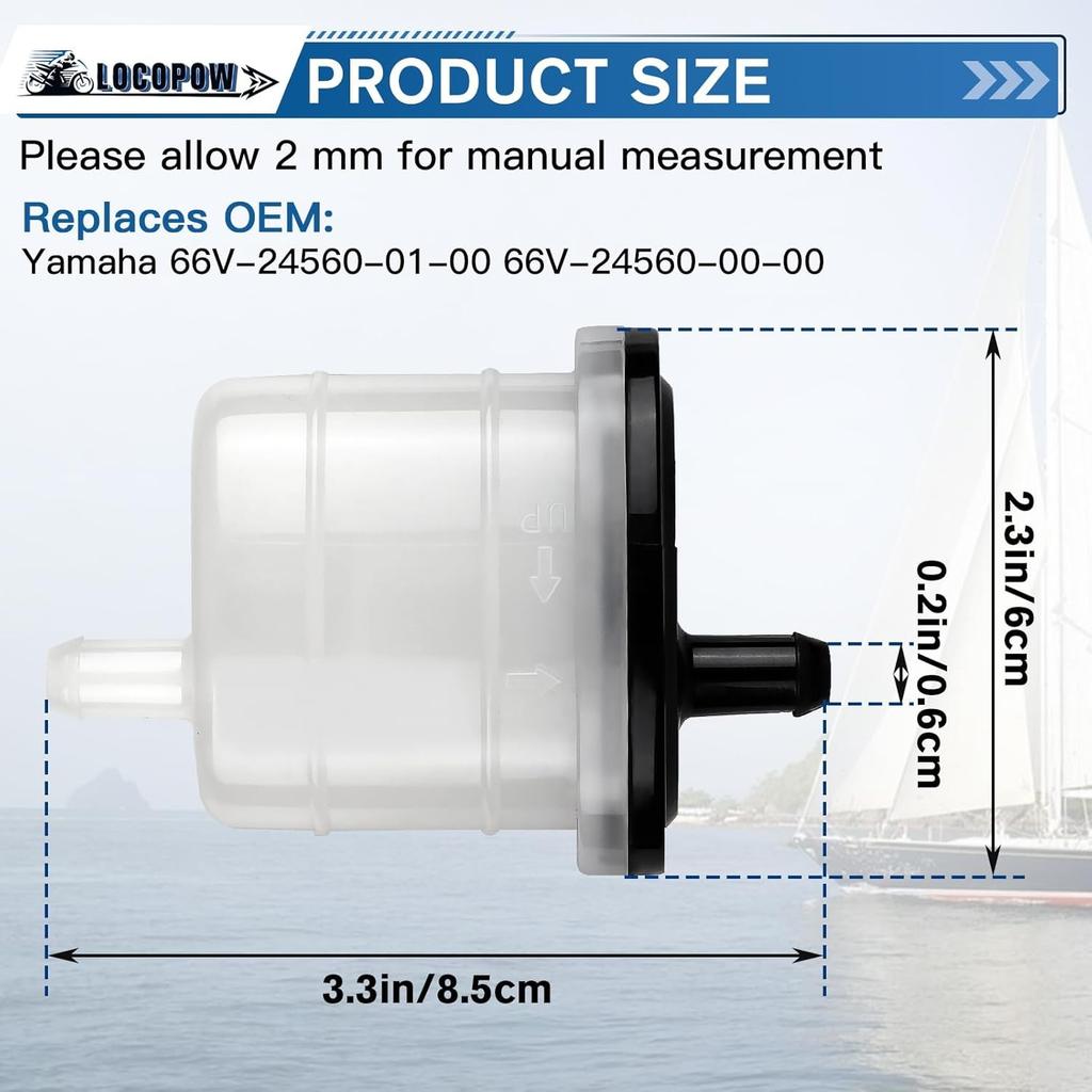66v-24560-01-00 Fuel Filter for Waverunner 800 1200 XL800 XL1200 XLT1200 XLT800