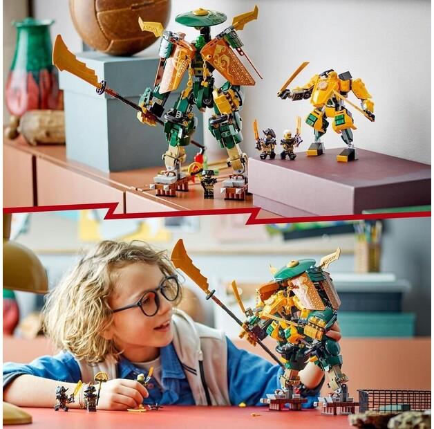 LEGO Ninjago 71794 Команда ниндзя-мехов Ллойда и Арин