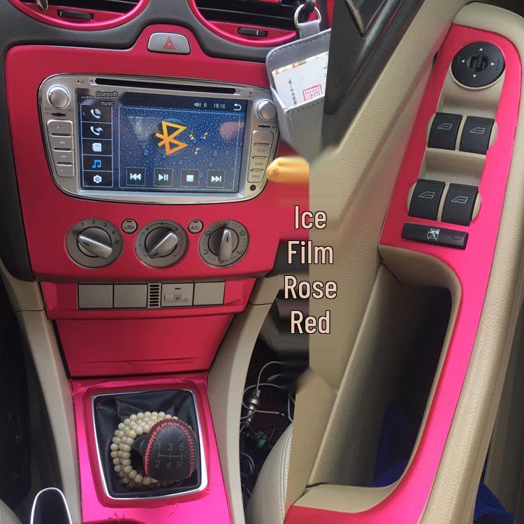 09-14 Classic Focus Gear Shift Console Carbon Fiber Interior Sticker