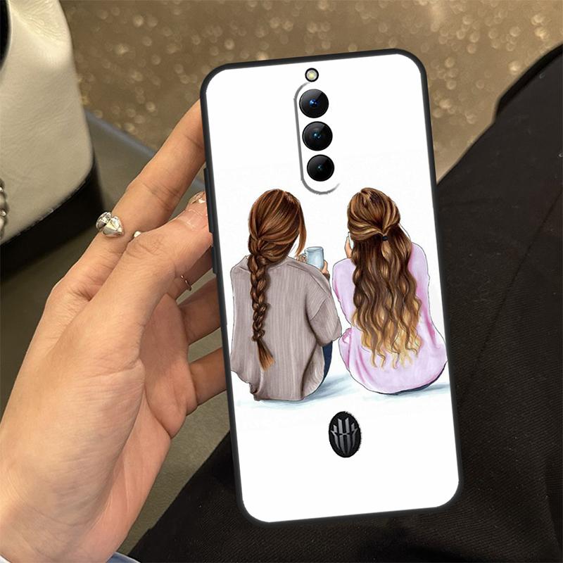 Beste Freunde BFF Passendes Case Für ZTE Nubia Red Magic 10 9 8 8S 9S 10S Pro Plus 6 7 6S 7S Pro RedMagic 10 Air Hülle