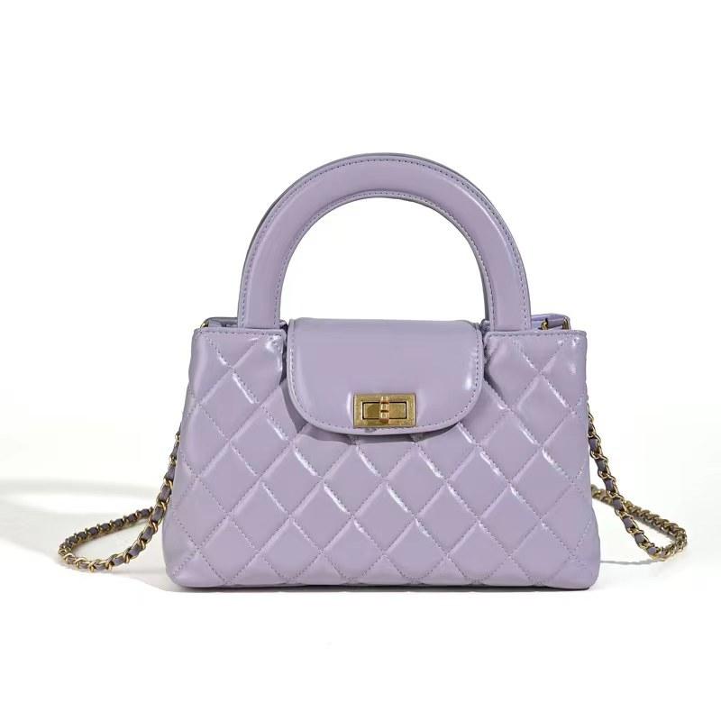 Small Fragrance Style Chain Bag Women's Leather Handbag High-end Sense 2025 New Style Real Leather Women's Bag Single Shoulder Small Square Bag