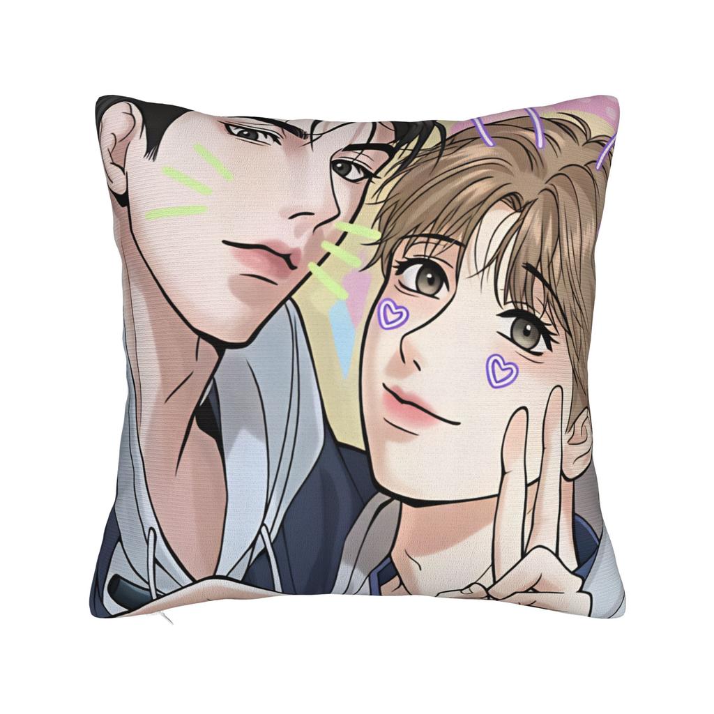 Pillow Case Bl Manhwa Jinx Joo Jaekyung Soft Pillow Cover Cute Funny Cushion Pillowcases For Office Car Home Decorative