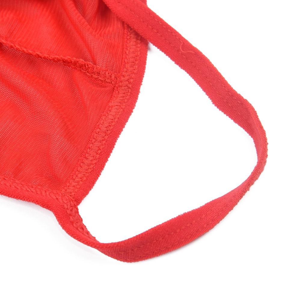 Comfortable Men G-string Underwear Sheer Briefs Underpants Thongs Bikini