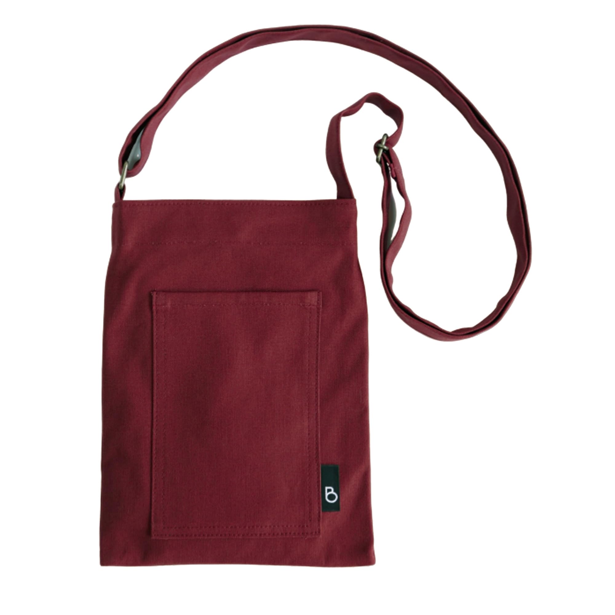 

BRILLIANT COLORS Smartphone Made in Small Sacoche Pouch, Women s, Shoulder/Crossbody, Canvas, Vertical, Japan, (Wine) винний
