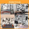 Colorful Japanese Popular Anime Self-adhesive Wall Stickers Wallpaper For Dynamic Spaces