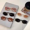 Fashion Small Metal Frame Oval Sunglasses Women Classic Shades UV400 Eyewear Men Punk Vintage Sun Glasses Female UV400