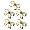 6X Metal Bee Shape Clasp Turn Lock Twist Lock for DIY Handbag Bag Purse Hardware Luggage Accessories, Gold Tone