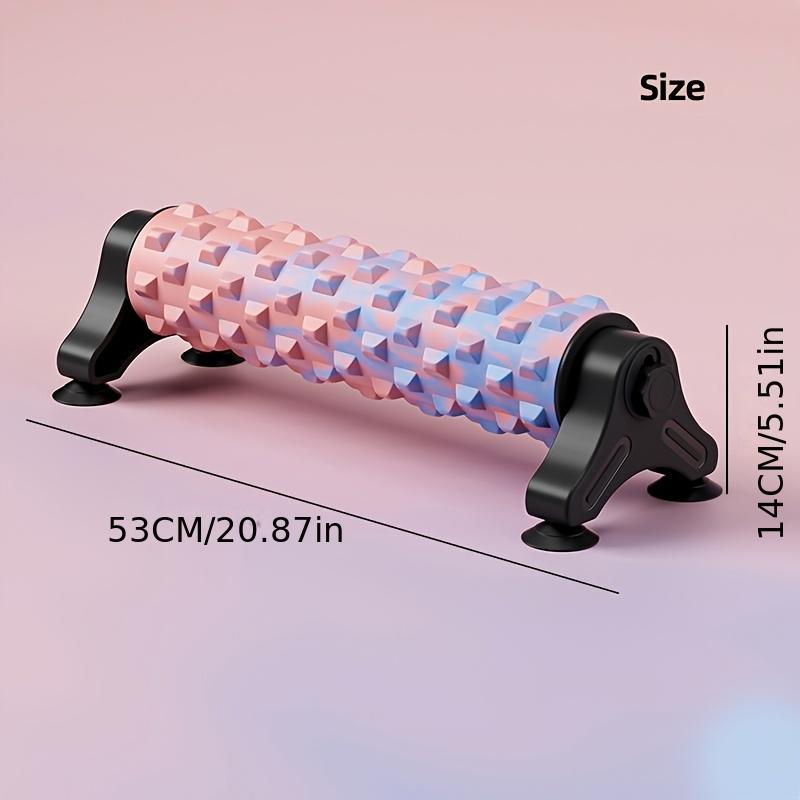 Foam Roller with Stand for Yoga Pillar, Fitness Roller for Muscle and Fascia Relaxation, Post-Workout Leg and Back Massager, Relieves Muscle Soreness