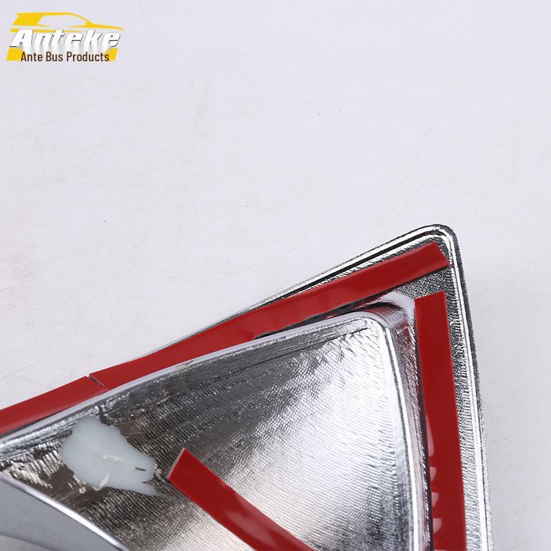 Antker 19 Lingpai Front Fog Light Decor Frame: Bumper Electroplated Frame Cover for Modification.