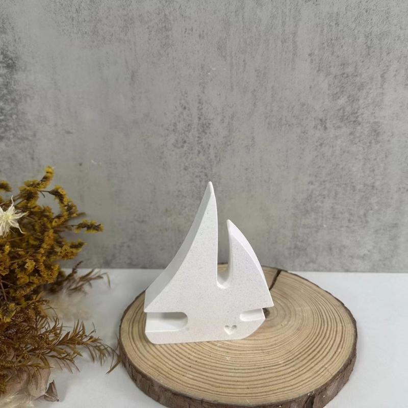 Sailboats Resin Molds Sailing Boats Candle Molds for Making Candle Soap Mousses Cake Baking DIY Craft Gypsum Decorations