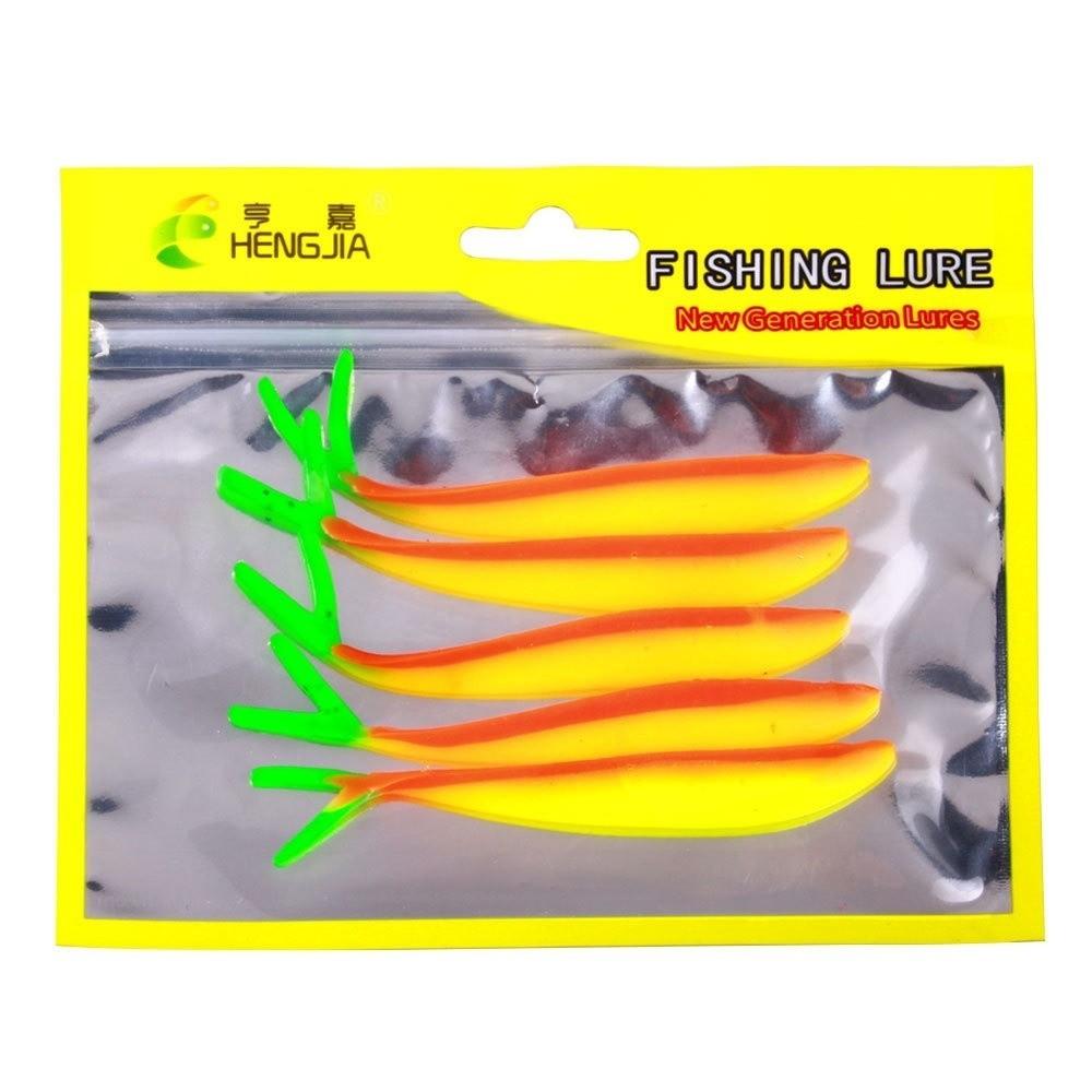 3.9g 10.5cm Artificial Bait Fork-Tail Bass Tackle Jigs Worms Minnow Worms  Fresh Fishing
