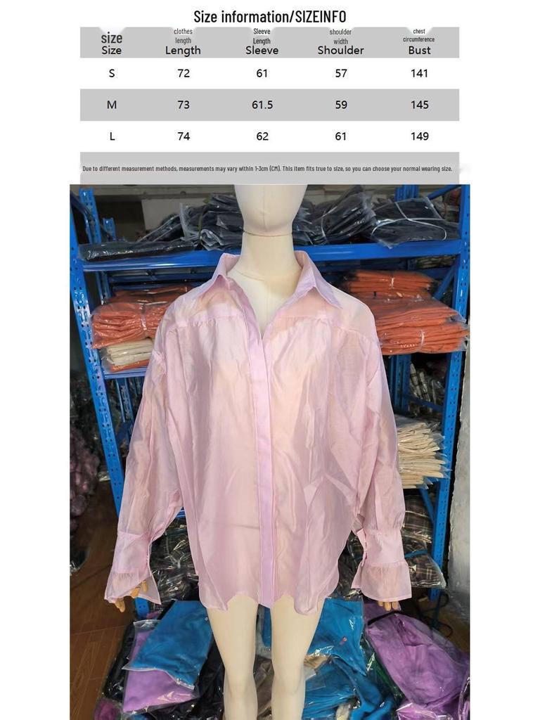 Moda Autunnale Donna 2026: Camicia a Manica Lunga Monocolore con Revers Ampio Stile Europeo & Americano