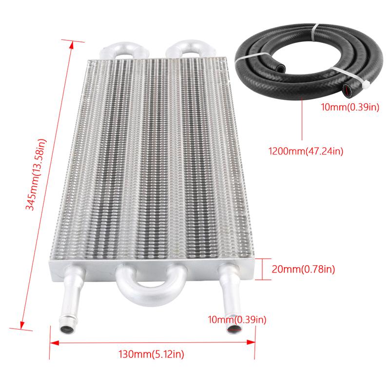 4 Row 6 Row 8 Row Aluminum Universal Oil Cooler Kit Oil Radiator Car Auto Transmission Auto-Manual Radiator Converter auto parts