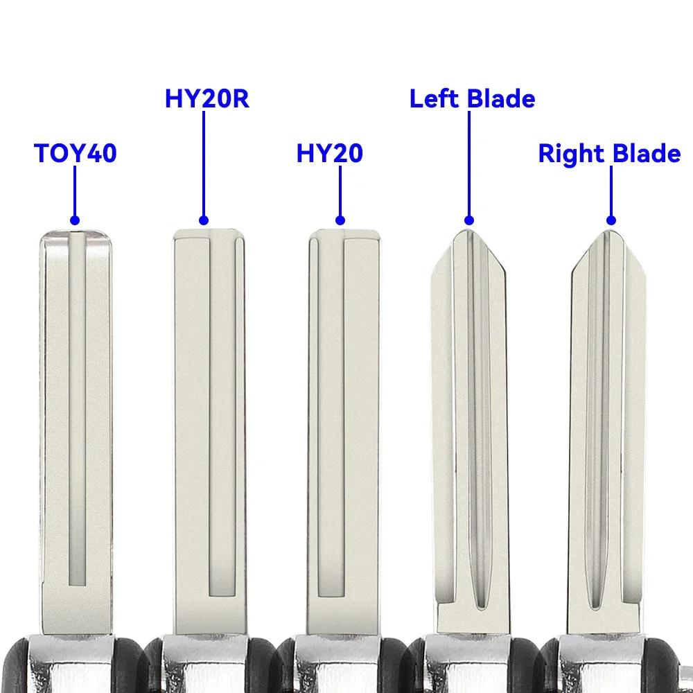 S Flip Remote Car Key Shell 3/4B Case For Hyundai Solaris Ix35 Ix45 Elantra Santa Fe Hb20 Verna Hy15/Hy20/Toy40 Blade