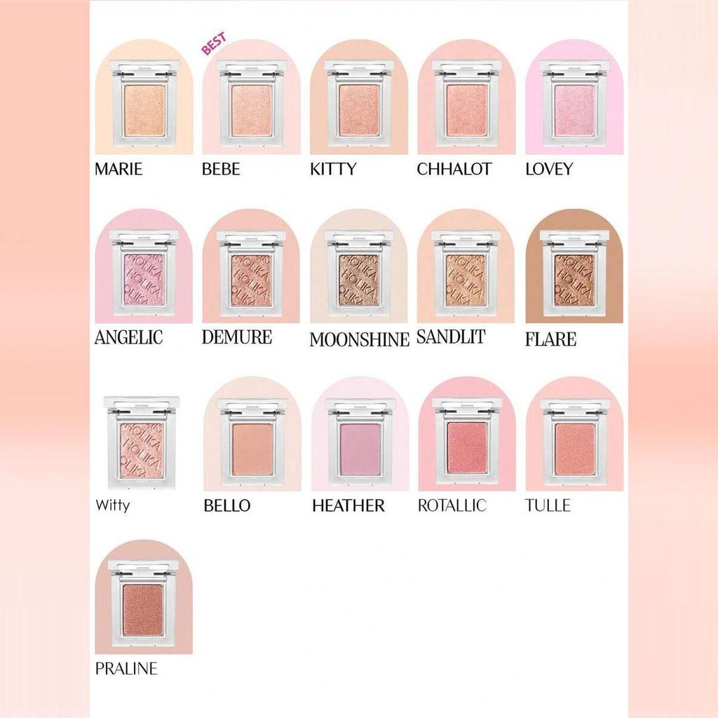 HOLIKA HOLIKA My Favorite Piece Shadow 1.7g/0.06oz (3 Color Options)