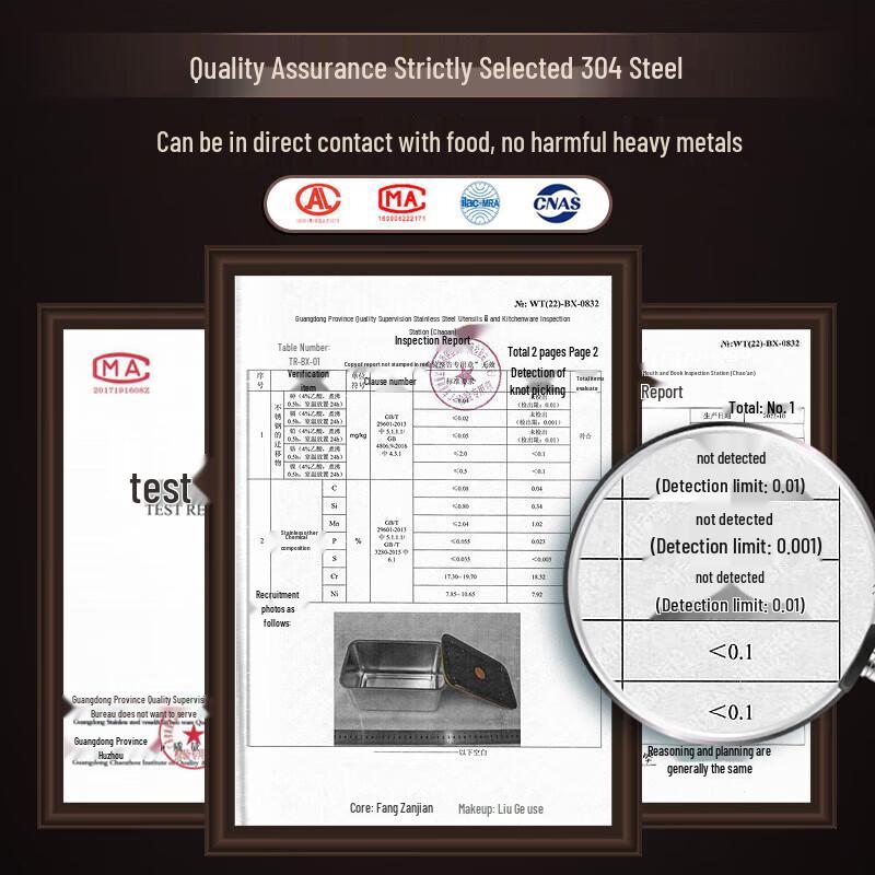 Mei Chu 304 Stainless Steel Food Storage Container