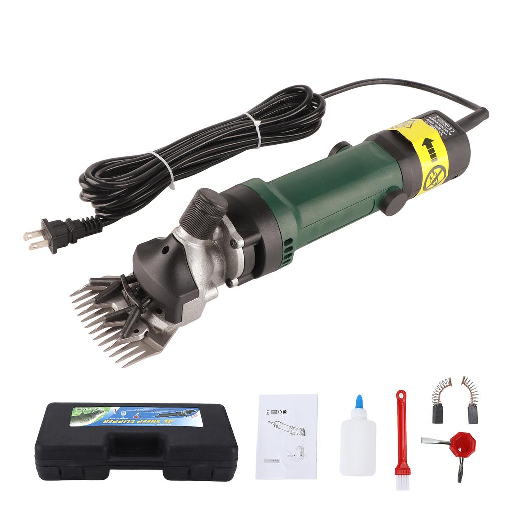 Foarfece pentru oi Mașini de tuns electrice pentru îngrijirea oilor pentru tunsoare pentru animale de fermă de rezistență Priză SUA 110V