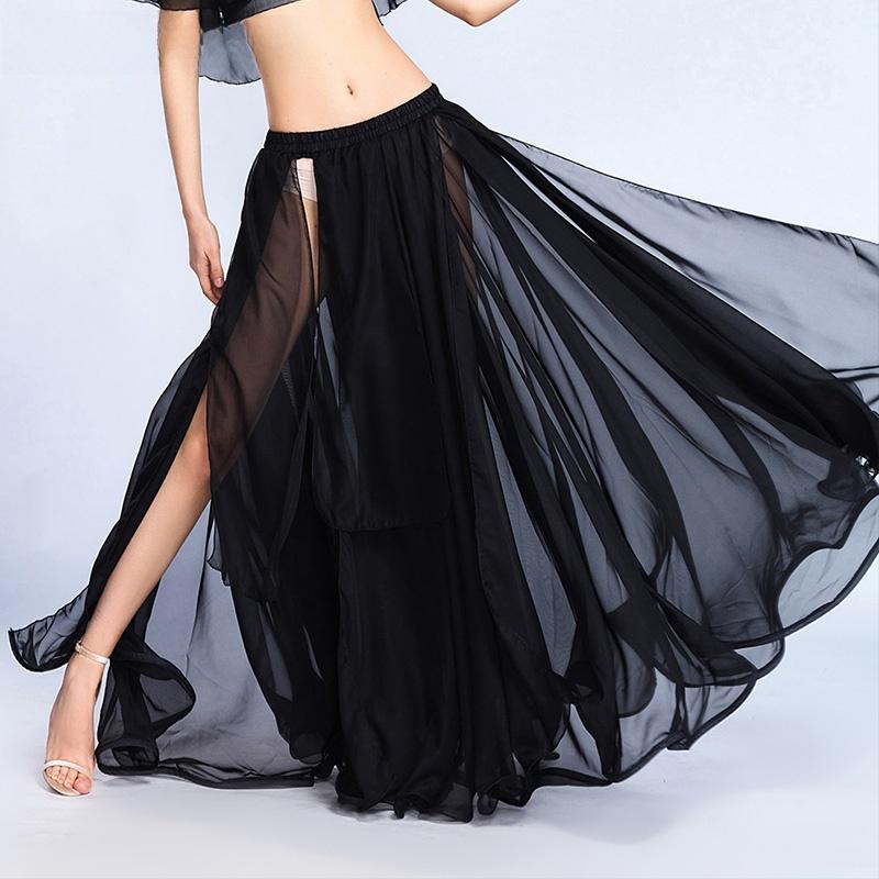Women's Belly Dance Skirt Large Skirt Swing Summer New Style Sexy Eastern Dance Long Dress Beginner Friendly Royal Smeela