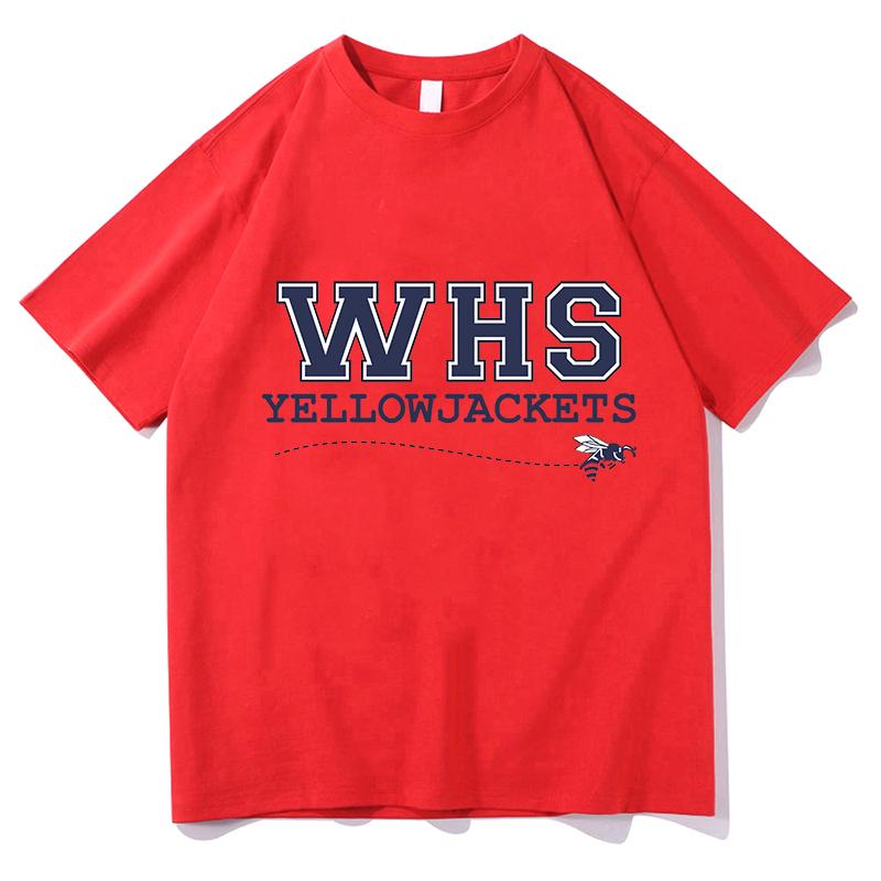 WHS yellowjackets TShirt Kpop Unisex Shirt Summer Merch Shirt Kpop Pure Cotton Shirt kpop Harajuku Print Top Tees Tshirt Clothes