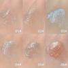 Pearly Glitter Liquid Eyeshadow Stick Long-lasting Lustrous Dewy Finish Light Pink Coral Shade Brightening Skin Tone Face Highlighter Stick