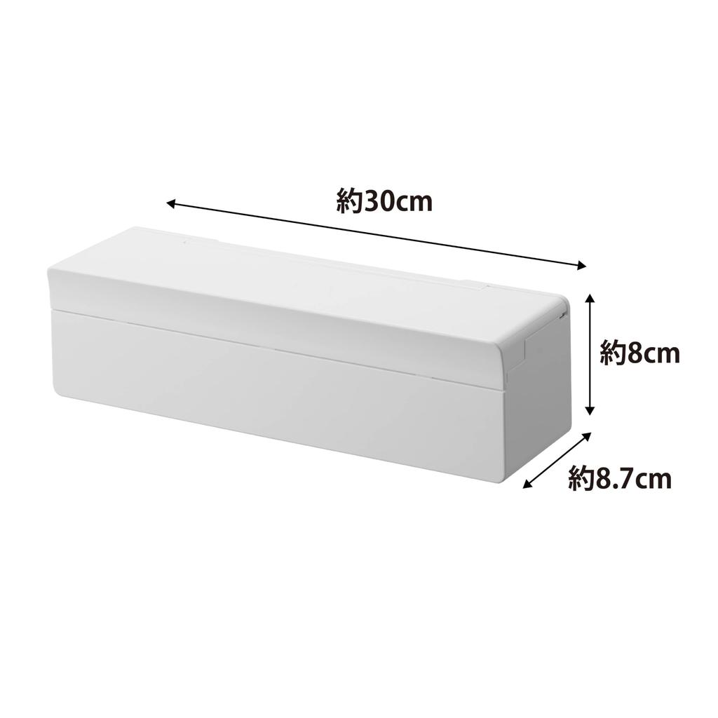 Yamazaki Magnetic Cutting Board Sheet W30 X X H8cm When Lid Is Tower Stores Cutting Board Sheets In Their Original Dedicated 2190 Case, White, Approx.