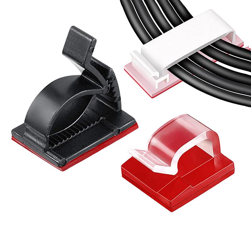 Self-Adhesive Cable Organizer Wire Tie Cable Clamp Clips Holder Clamp Management Car Gps Data Decorative Cord Winder Manager