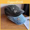 Sequin Pattern Star Cotton Beret Cap With Short Brim For Casual Hat Outdoor