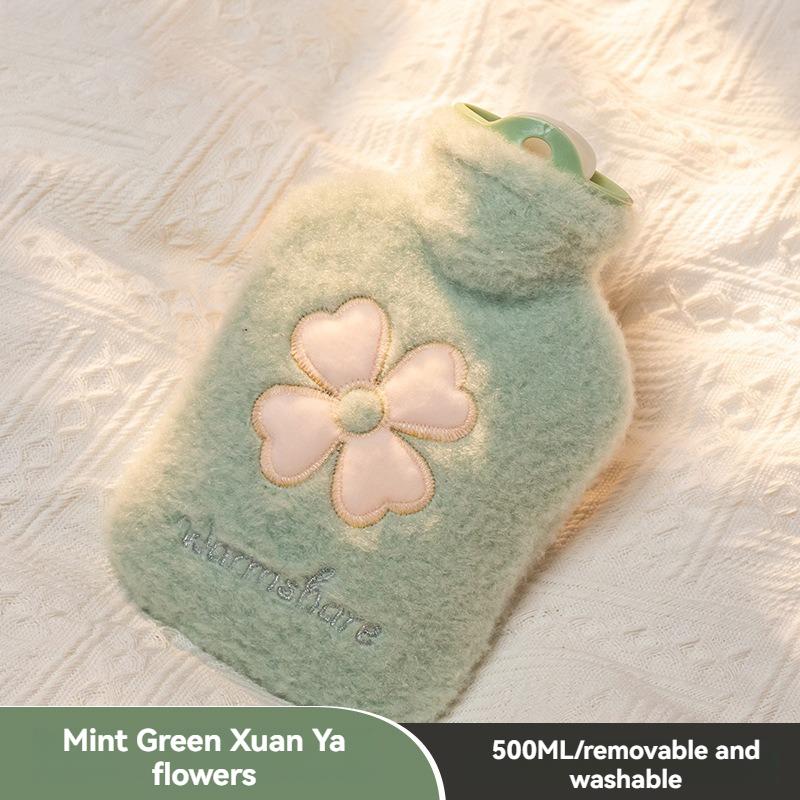 New 500/1000ml Cute Large Warmer Hot Water Bag for Period Pain Stuffed Menstrual Colic Heater Plush Hand Warmer Halloween Gifts