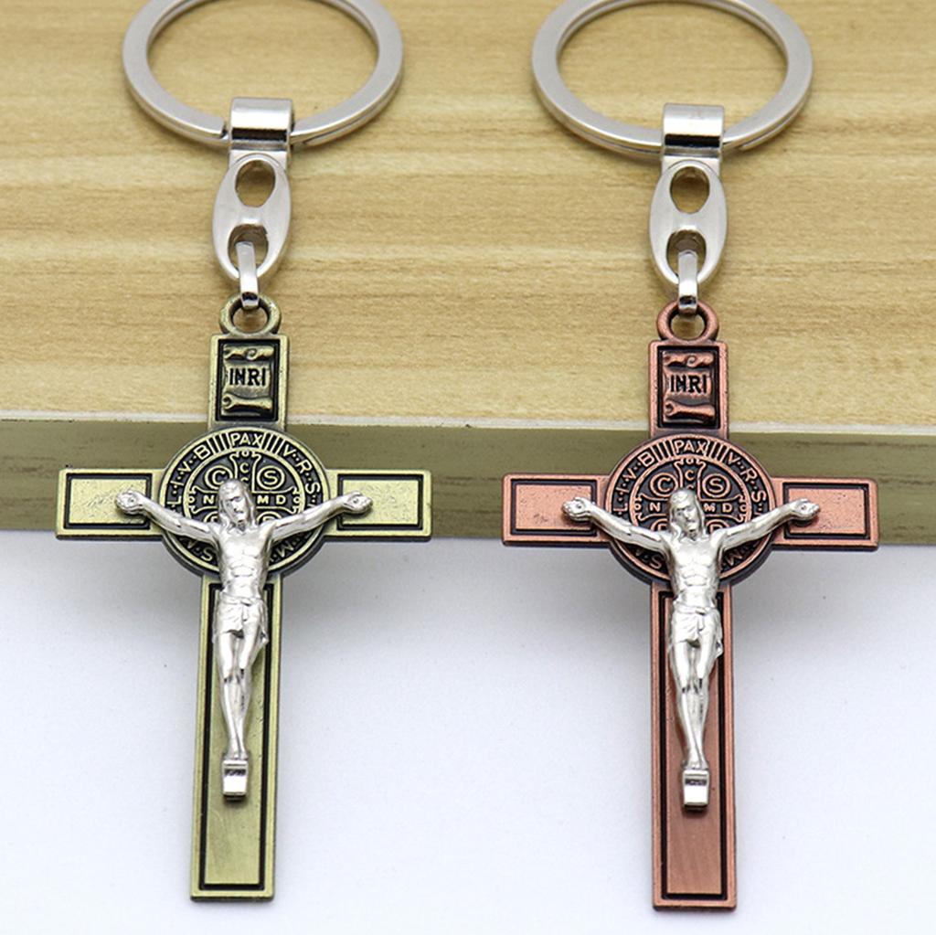 Necklaces Unique Metal Pendants Jewelry Cross Charm Suitable for Christian Believers Gift Enthusiasts Trendsetters